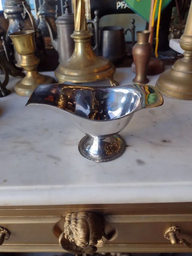 Antiga molheira em inox. 64310257560962123