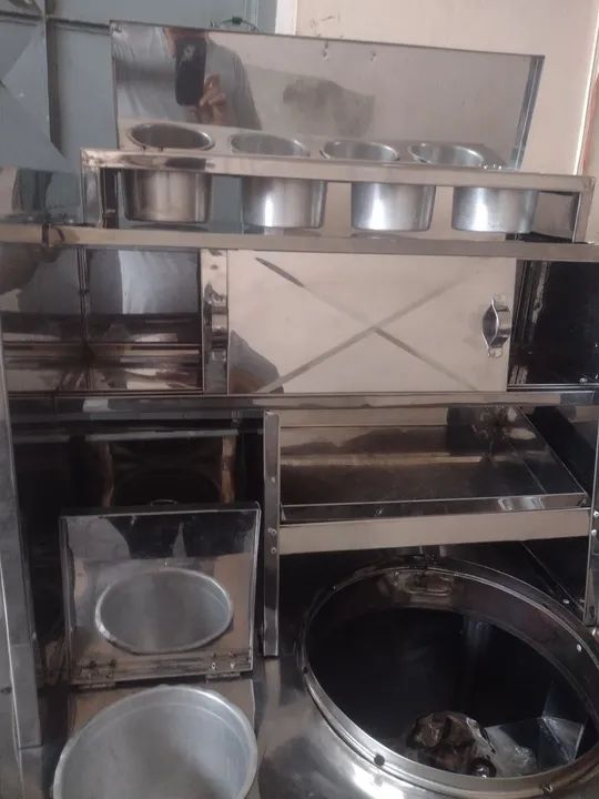 Carrinho espetinho 5 em 1 lanches, salgados, cachorro quente batata frita  - Foto 6