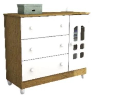 CÔMODA FRALDÁRIO COM FRETE GRÁTIS: TÁ NA QUEIMA!!!