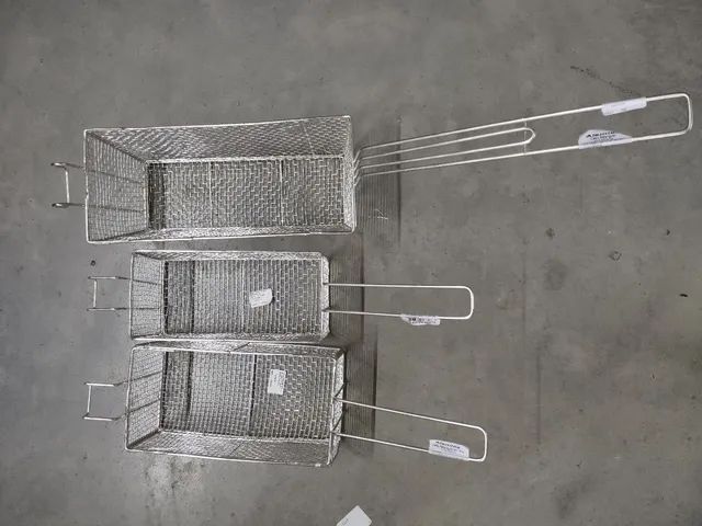 Cesto redondo, quadrado, retangular ou meia lua para fritadeira ou tacho q - Foto 3