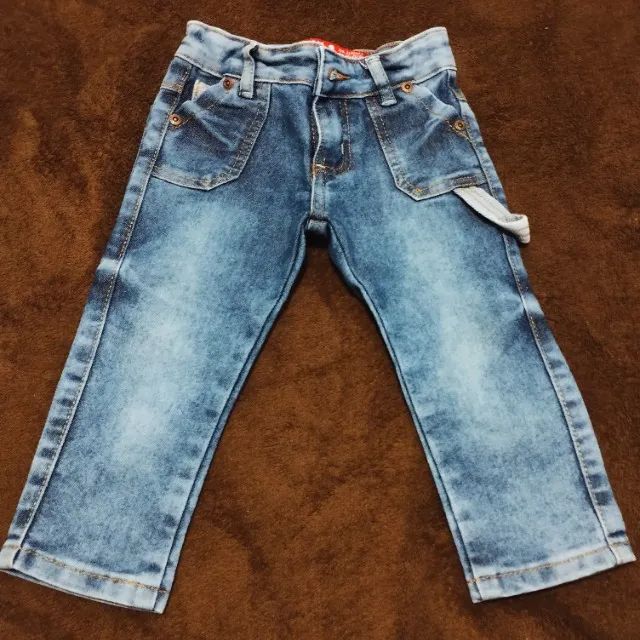 Calça jeans infantil masculina