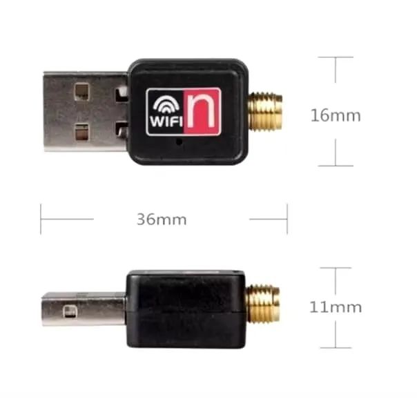 Antena Wi-fi Adaptador Wireless 1800mb/s Usb Pc Notebook - Foto 3