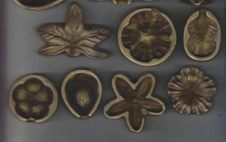 frisadores de bronze jogo com 19 peças de bronze maciço artesanato eva - Foto 3