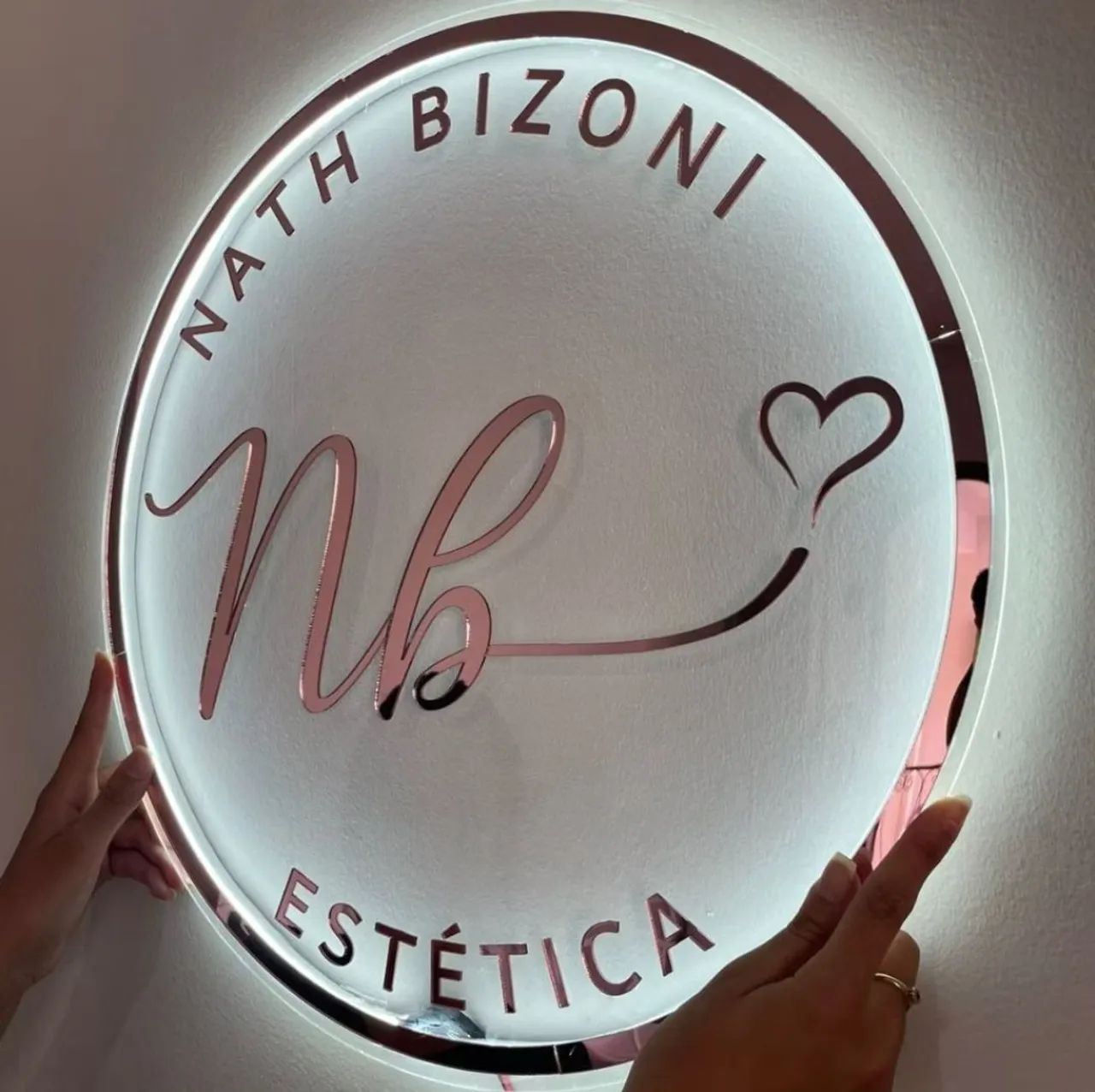 Placa Neon Led Em Acrílico Personalizado