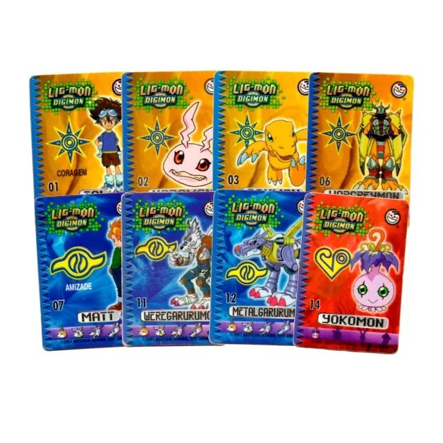 Ligmon Digimon Elma Chips Original - 5 Unidades