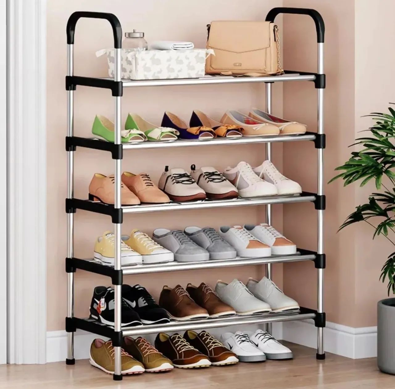 Sapateira 15 pares metal 