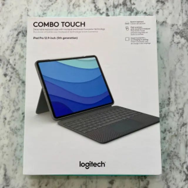 Logitech Combo Touch para iPad Pro 12,9 na caixa - Foto 2
