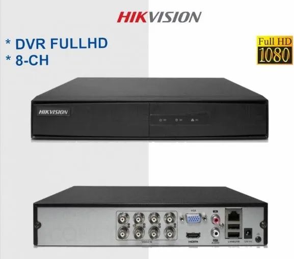 DVR GRAVADOR DIGITAL HIKVISION 8 CANAIS DS-7208HGHI-F1/N