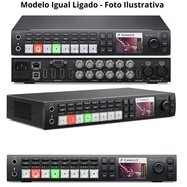 Switcher Vídeo Blackmagic Atem Television Studio Hd - Aceito Oferta - Não Vendo Pela OLX - Foto 5
