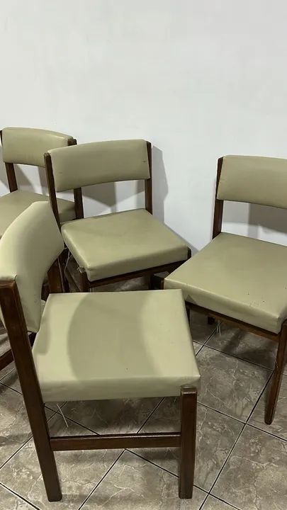 Jogo 7 cadeiras Design Tião Sérgio Rodrigues  - Foto 6