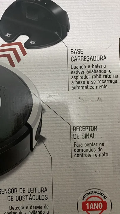 Robô Aspirador de Pó Mondial Fast Clean Advanced