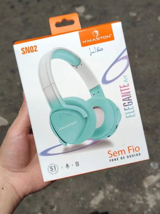 Fone de Ouvido Bluetooth Hmaston- ENTREGA GRÁTIS 