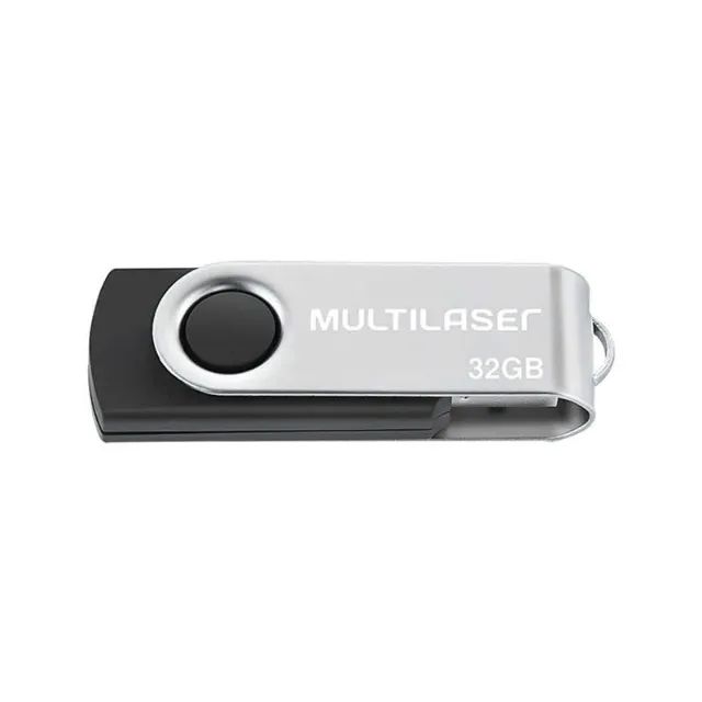 Multilaser Twist PD589 Pendrive preto 32gb - Foto 2