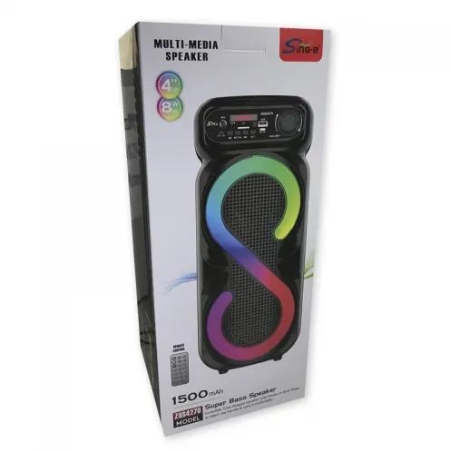 Caixa de Som Bluetooth 16W RGB ZQS-4270 X-Cell - Preta - Foto 4