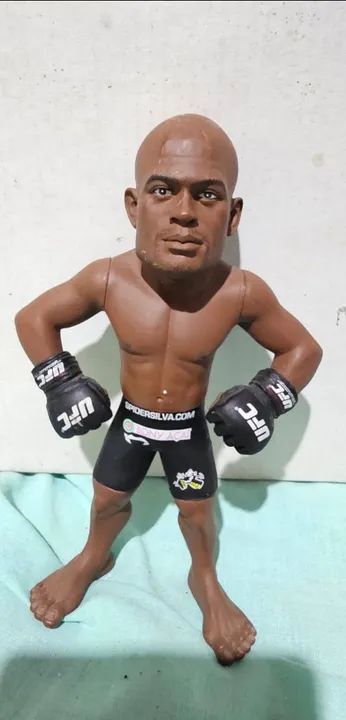 FIGURA AÇÃO UFC spider man Vitor Belfort IMPRESSIONANTE OS DETALHES COMPLETE SUA COLEÇÃO