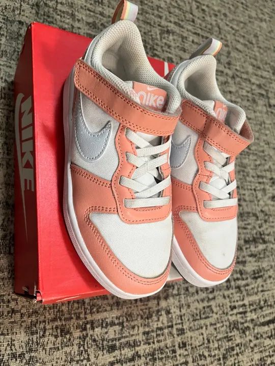 Tênis Nike Infantil - Rosa e Branco - Foto 2