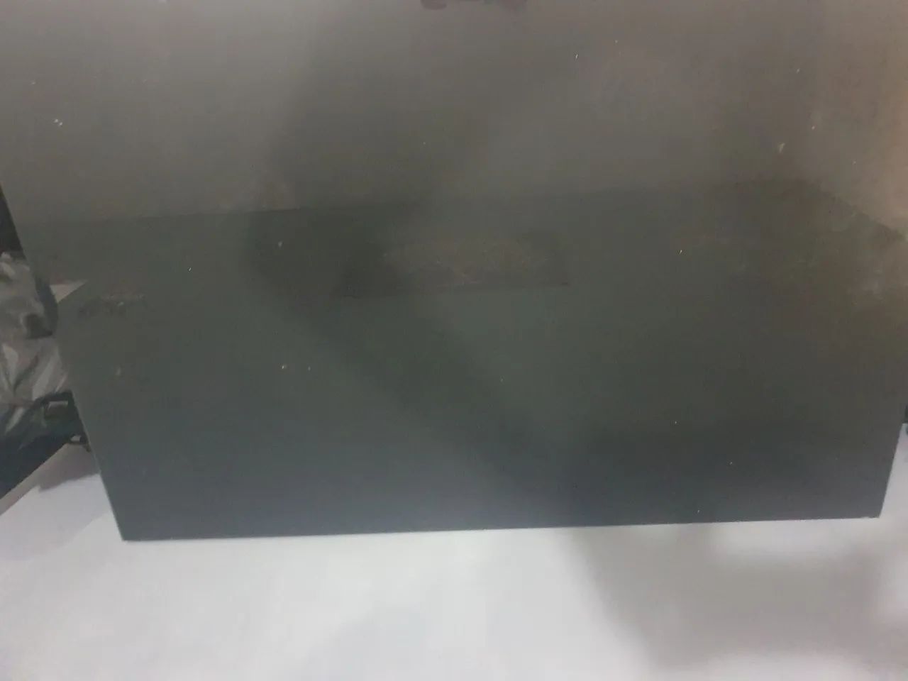 Tampo de vidro preto mesa quadrada 120cmX 90cm - Foto 3
