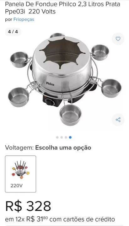 Conjunto de fundee na caixa - Foto 4