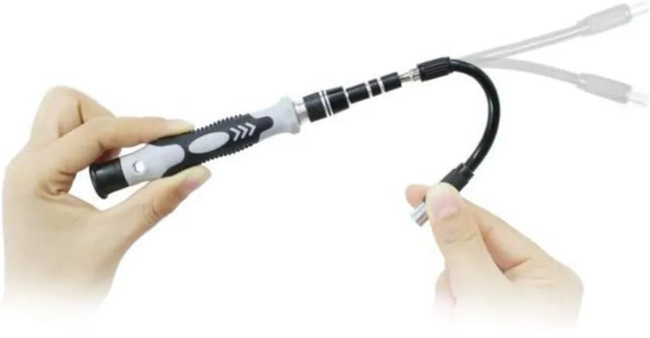 Kit Ferramenta 115 Chaves Precisão Reparo Manutenção Celular Notebook Tablet - Foto 3