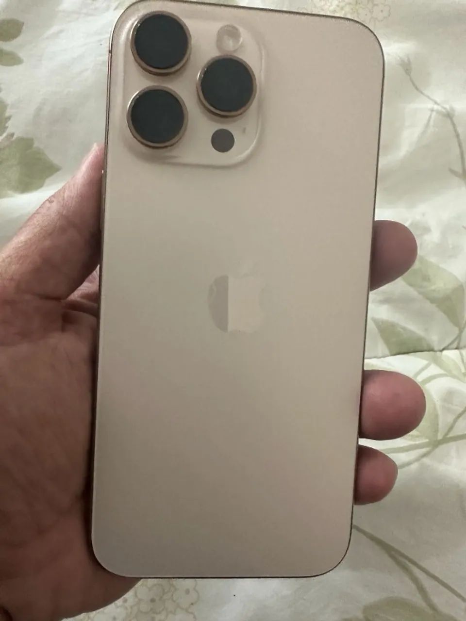 IPHONE 16 PRO MAX TITÂNIO DESERTO 256 GB 100% 