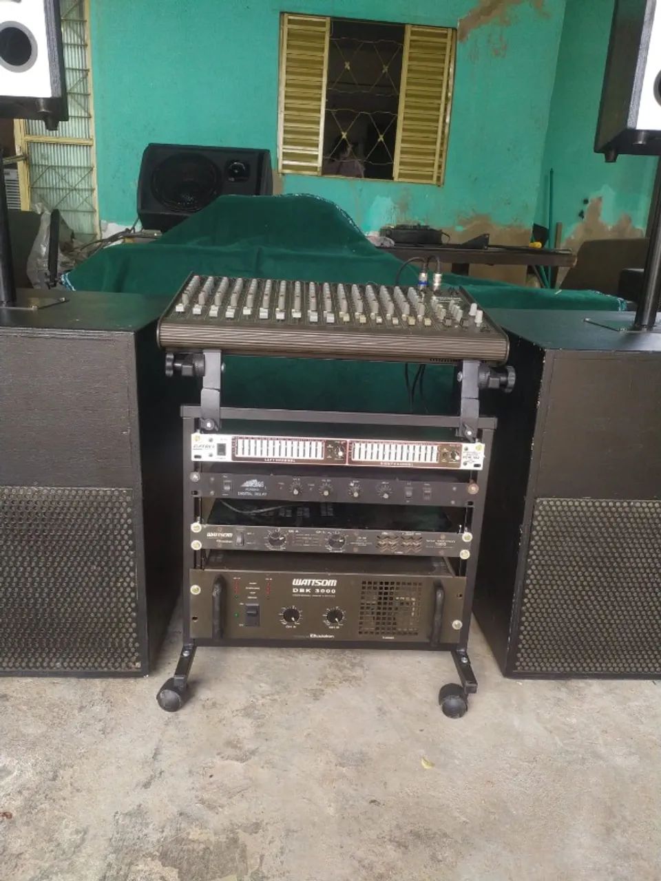 sistema top de som profissional barato pra desocupar lugar - Foto 5