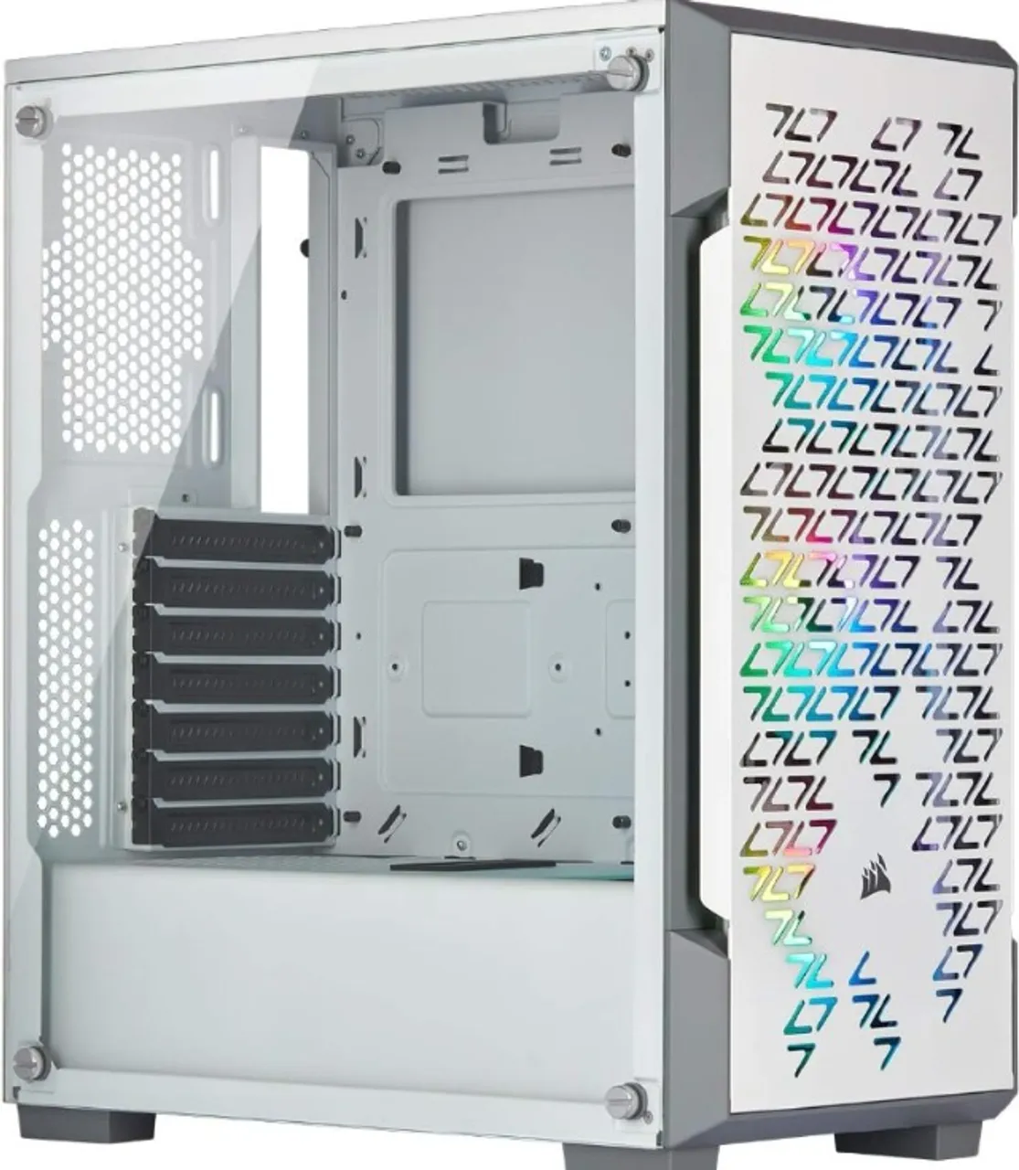 Gabinete Gamer Corsair iCUE 220T RGB Mid-Tower com vidro temperado - CC-9011174-WW