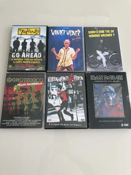 Dvds Musicais Variados Lote 8 - Valor Unitário