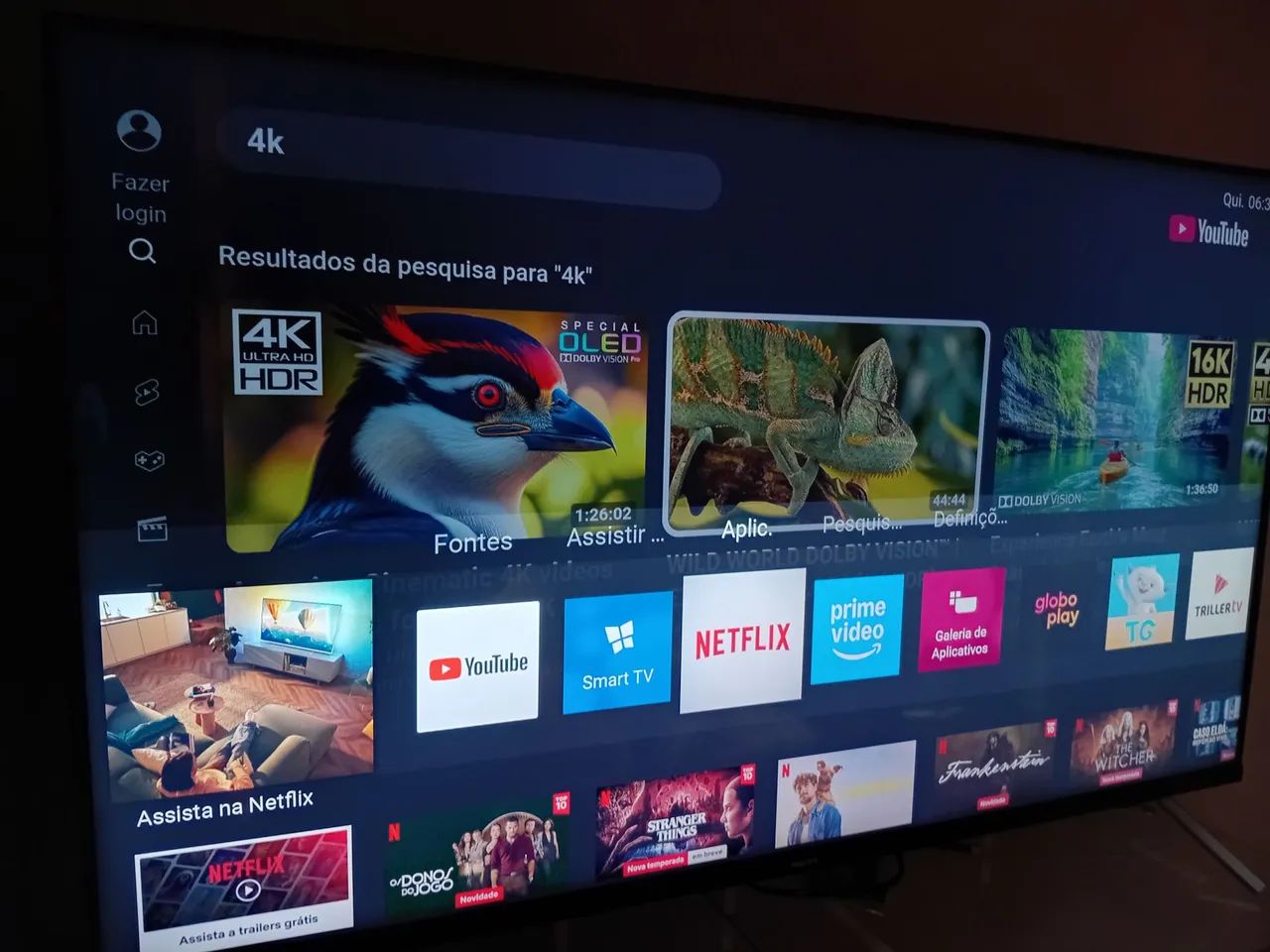 Tv 50 polegadas Qled comando de voz borda infinita 4 k  - Foto 5