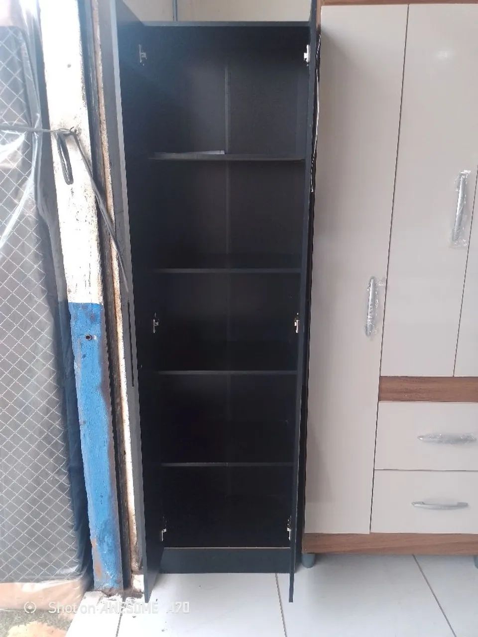 Multiuso preto pequeno entrega e montagem grátis  - Foto 3