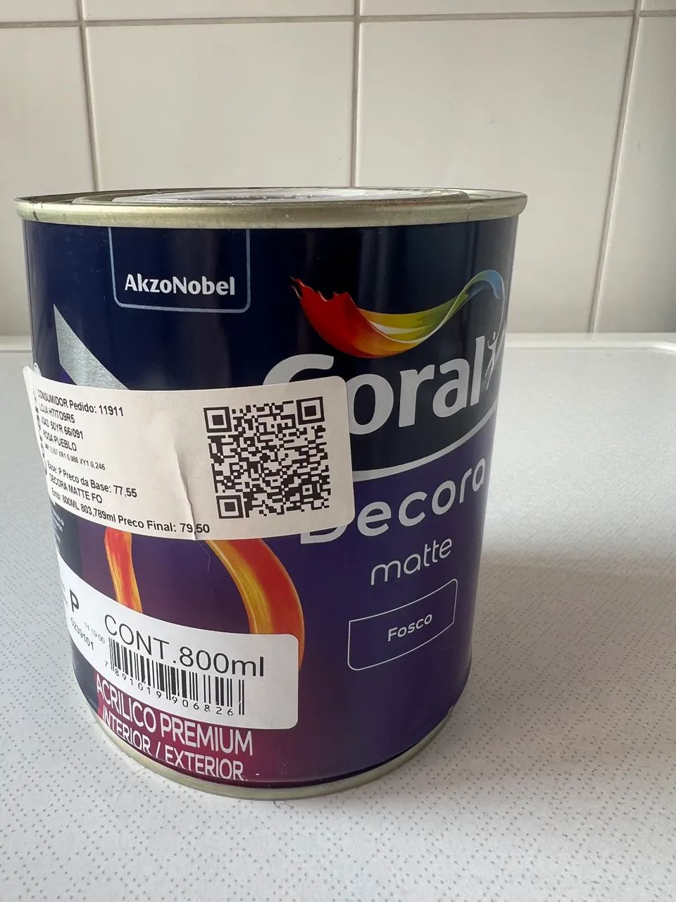 Lata de tinta Coral Decora - cor Rosa Pueblo  - Foto 2