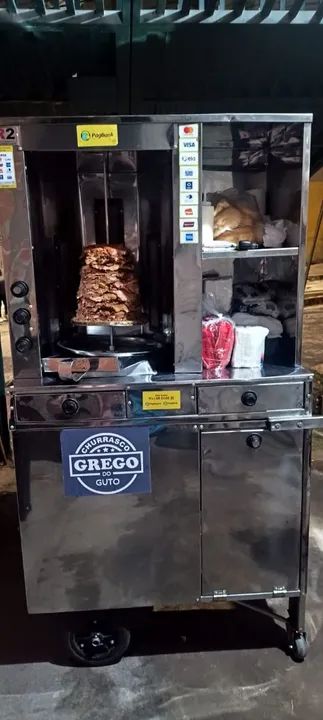 Carrinho de Churrasco grego Novinho 