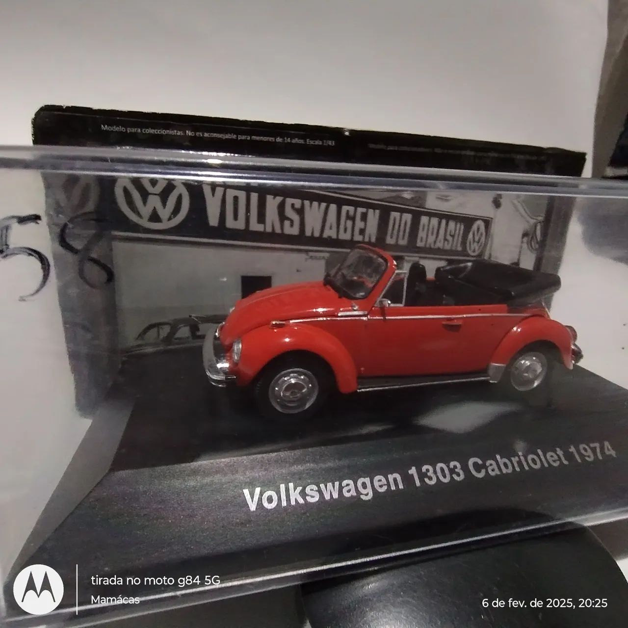 Coleção VW nr 58 Fusca Cabriolet 1974 - Foto 5