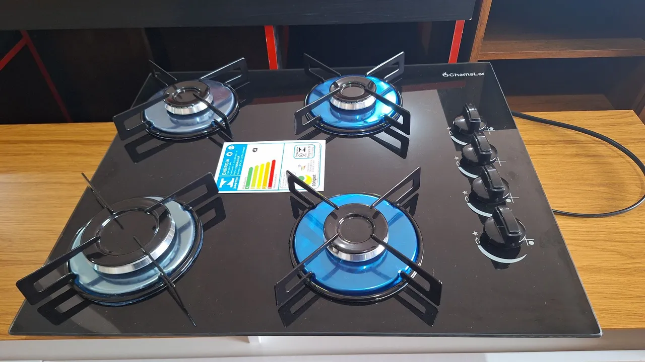 Cooktop 4 Bocas - Novo