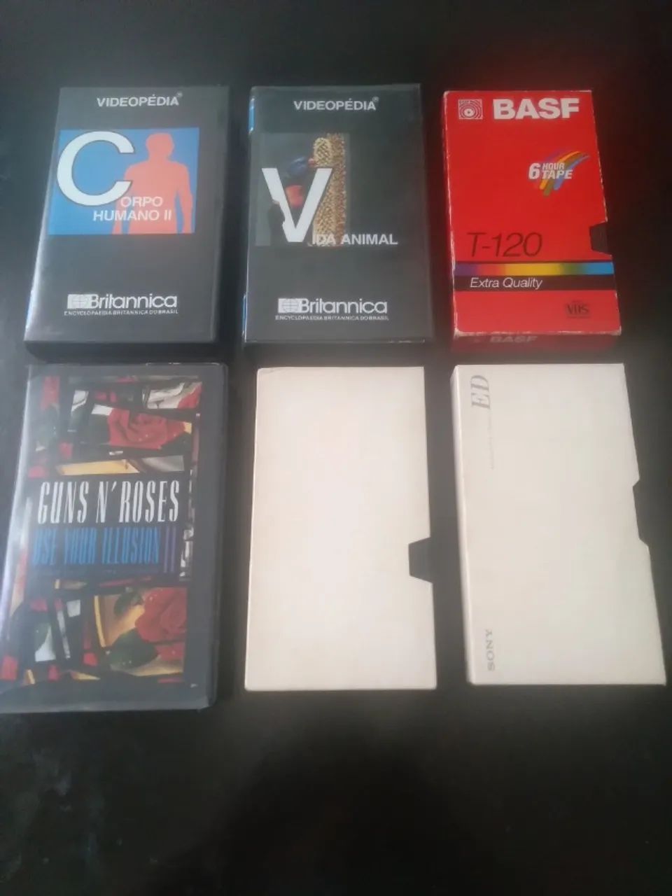 Pacote de Fitas VHS Variadas