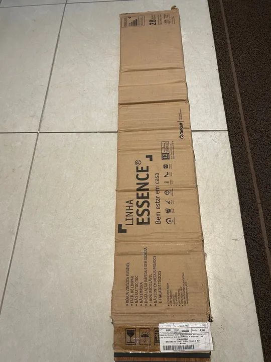 Piso vinílico Tarkett Essence Sucupira 4,89 m2 - Foto 5