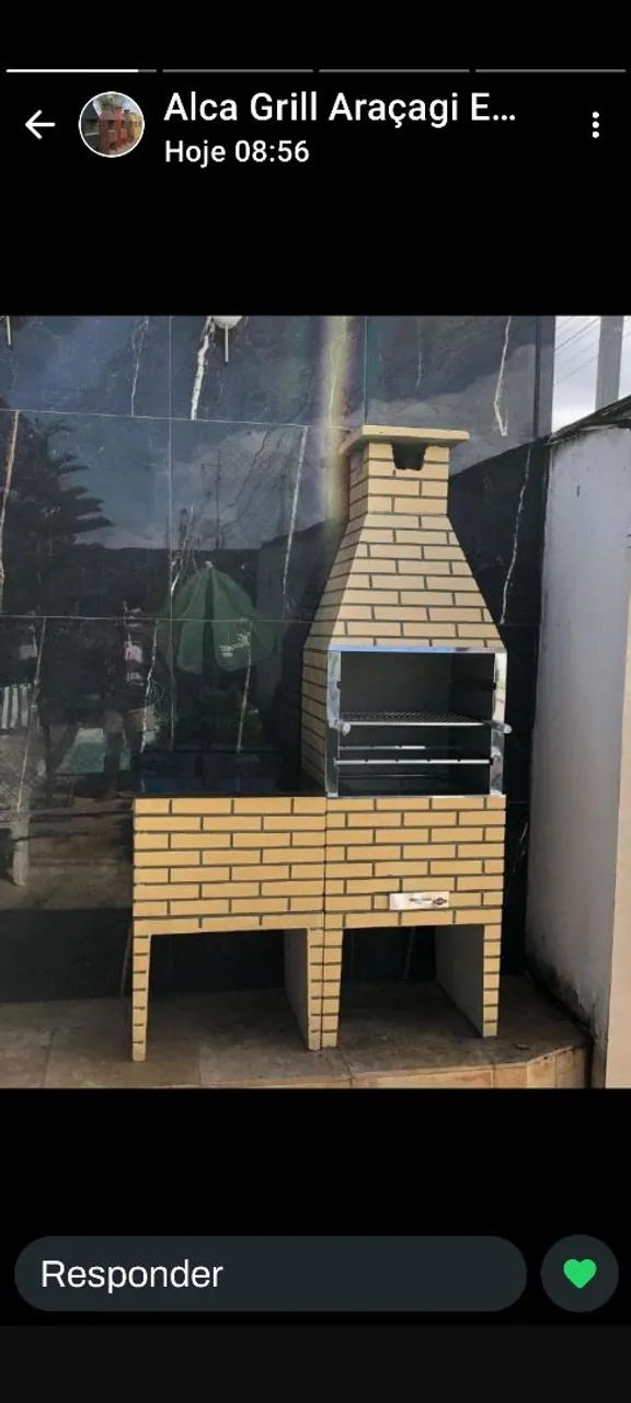 Churrasqueira Incluso frete e montagem  - Foto 4