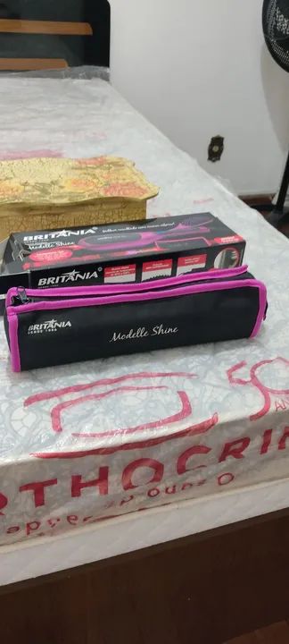 Escova Leia o Anúncio Secadora e Alisadora de Cabelo Britânia  Modelle Shine Bivolt Nova - Foto 3