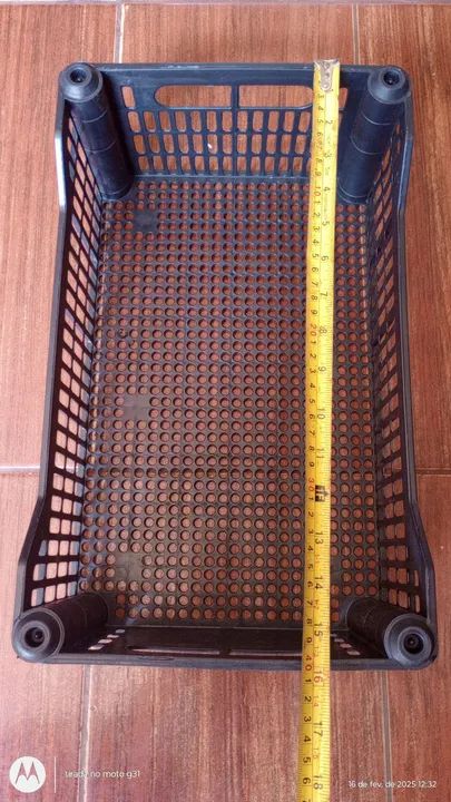 Caixas organizadora utilidades vaiadas (lote) - Foto 3