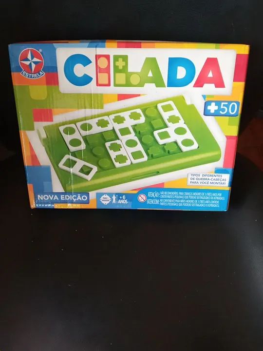Jogo de Quebra Cabeça Cilada - 50 Desafios