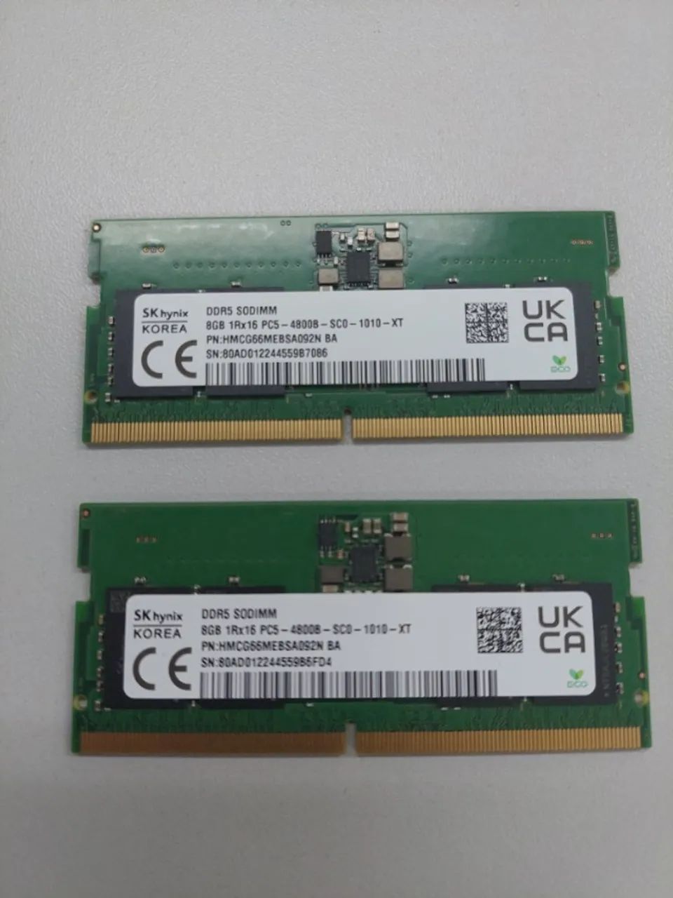 Memória 2x8gb DDR5 SODIMM original Dell.