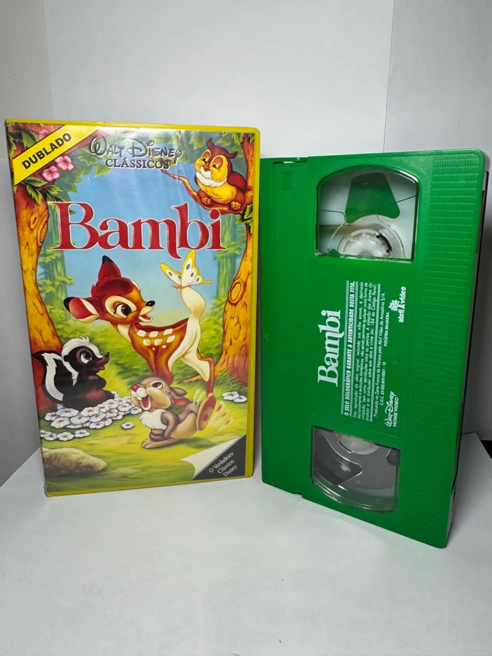 Fita VHS - Bambi - Clássicos Disney