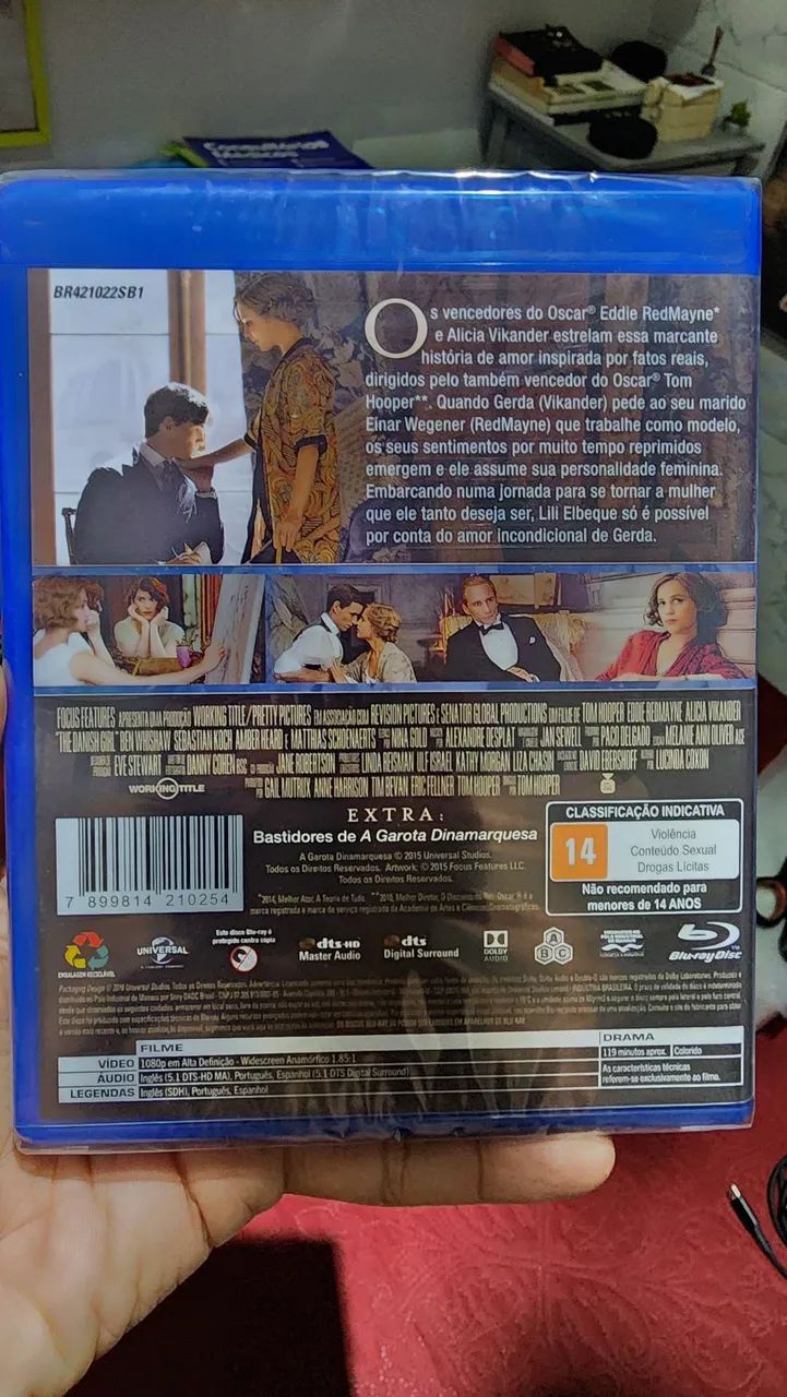 Blu-Ray: A Garota Dinamarquesa Lacrado  - Foto 2