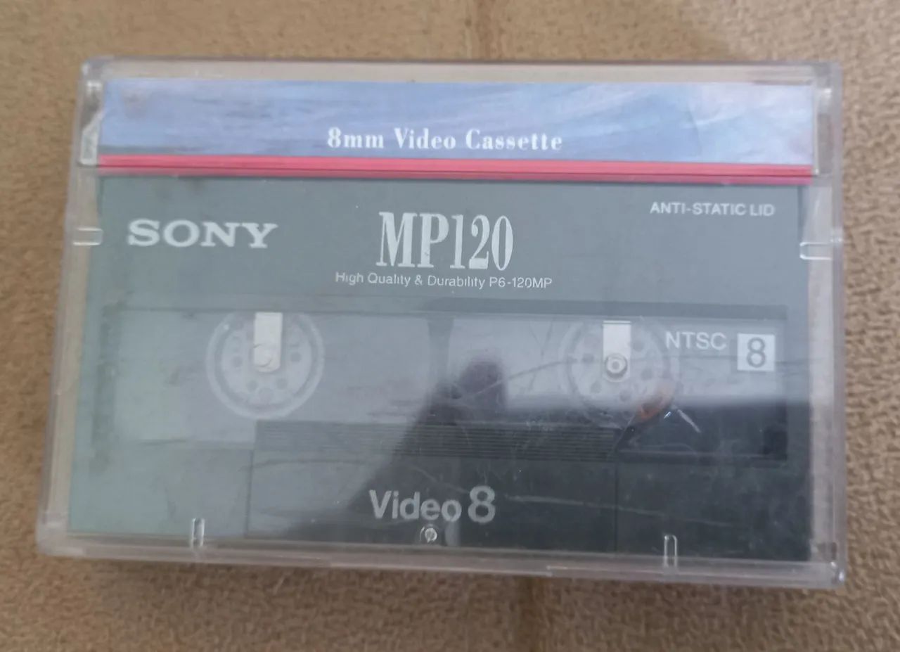 Fita sony 8mm vídeo 8 mp 120