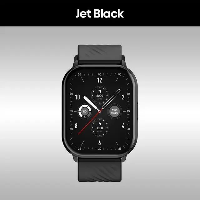 Smartwatch Zeblaze Gts 3 Voice Calling 2.03 Mesh Preto Preto Amarelo - Foto 2