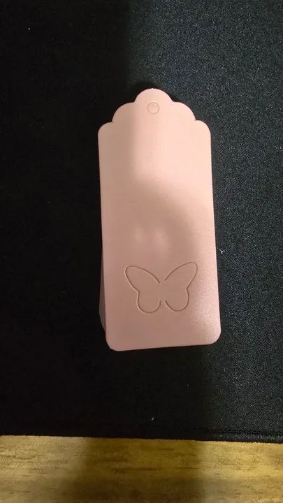 54 Etiquetas de Asa de Borboleta Rosa - Foto 2