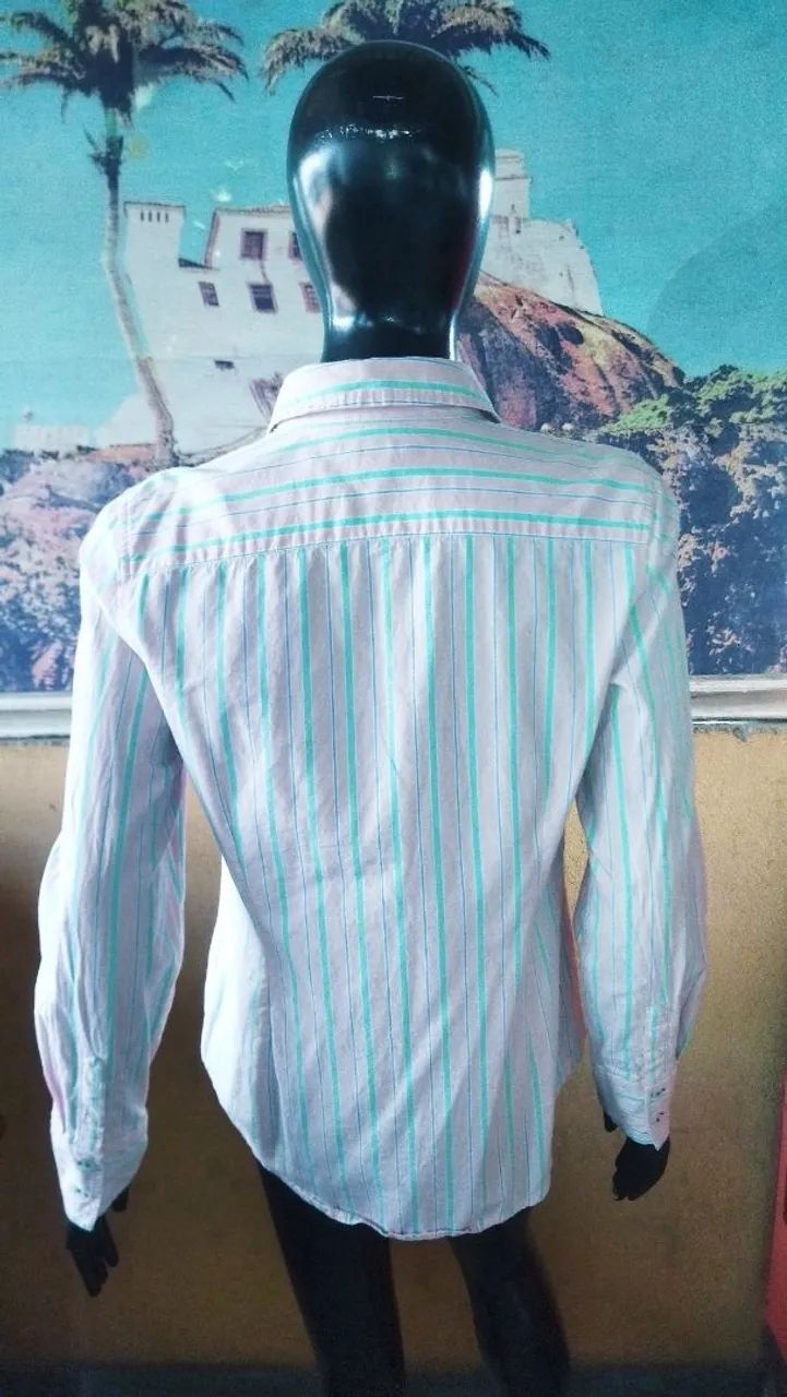 Camisa social c/ listras Tommy Hilfiger  - Foto 4