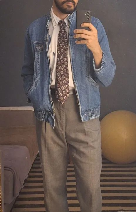 Jaqueta Jeans Vintage com CGC 