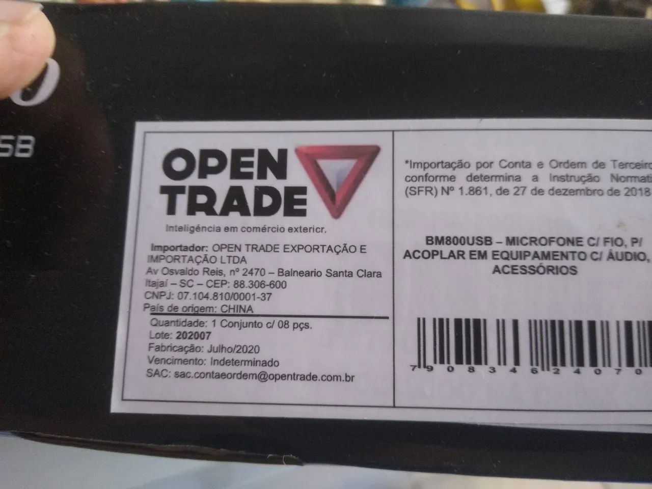 Microfone Condensador VEDO VD800 para Gravação USB - Foto 3