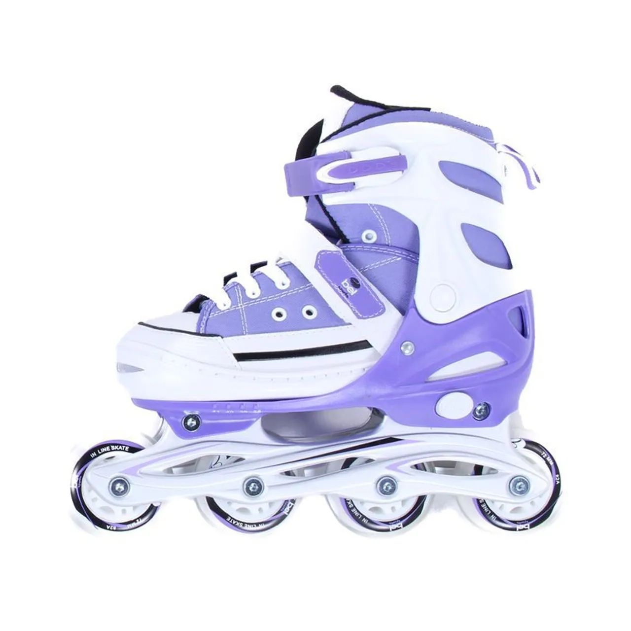 Roller Inline All Style Street Ajustável Roxo/Rosa Bel (PRONTA ENTREGA) - Foto 3