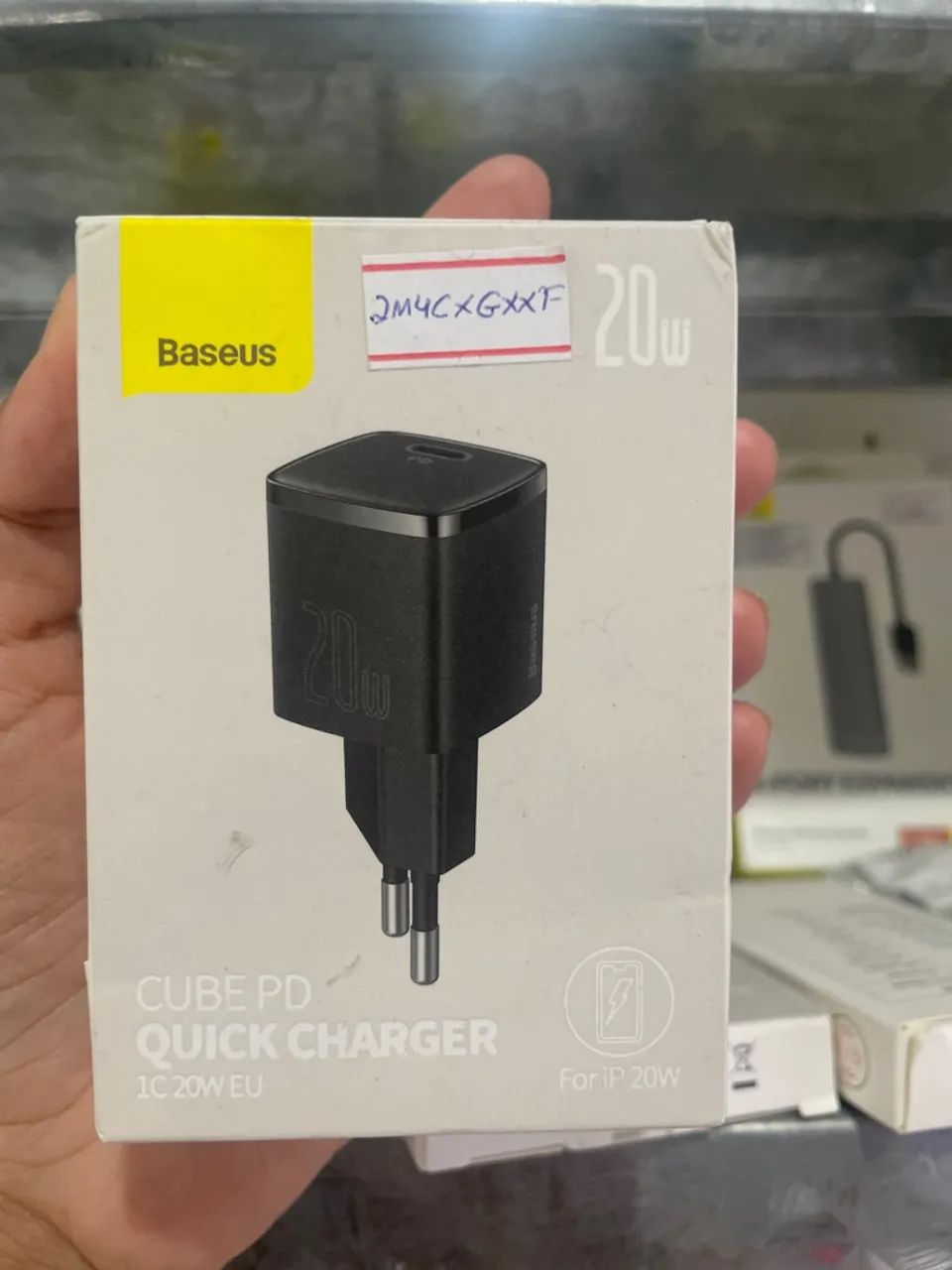 Carregador Baseus Cube PD 20W tipo c 